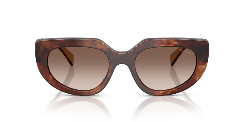 Prada PR D02SF in Caramel Tortoise / Brown Gradient (00K10S) - Alternate View