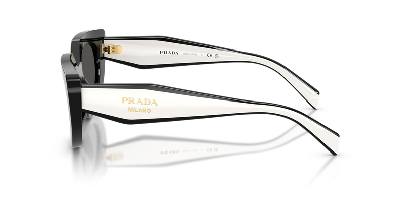 Prada PR D02SF in Black / Dark Grey (20G08Z) - Alternate View