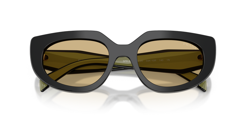 Prada PR D02S in Black / Yellow (03K10R) - Alternate View