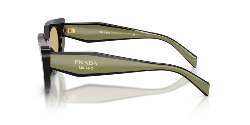 Prada PR D02S in Black / Yellow (03K10R) - Alternate View