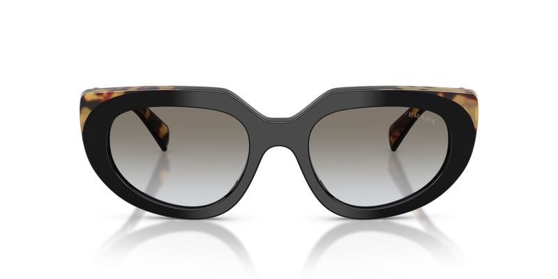 Prada PR D02S in Black/Medium Tortoise / Grey Gradient (0CD80L) - Alternate View
