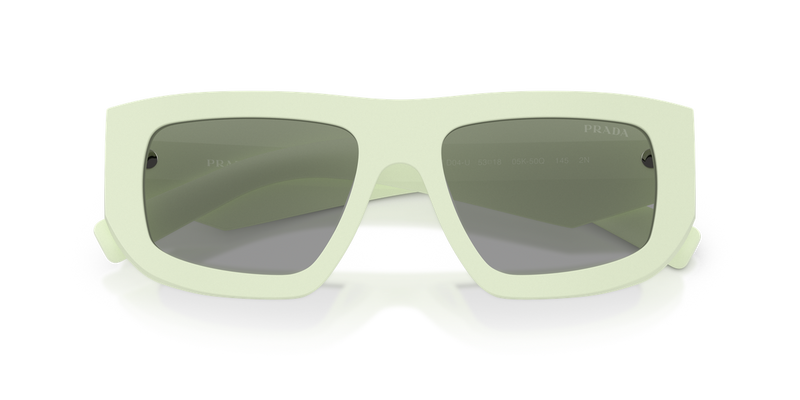 Prada PR D04SU in Matte Mint / Grey (05K50Q) - Side View