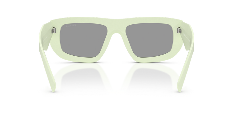 Prada PR D04SU in Matte Mint / Grey (05K50Q) - Temple Detail