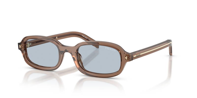 Prada PR D06S in Transparent Clay / Blue/Grey (28I30W) - Alternate View
