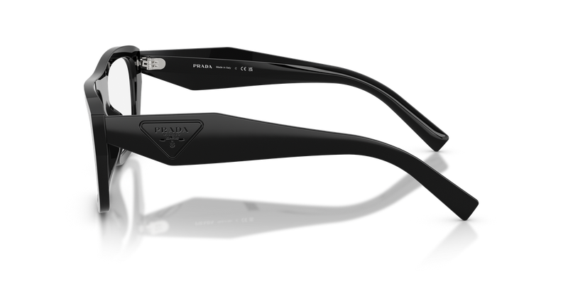 Prada PR D07VU in Black / Demo Lens (16K1O1) - Back View