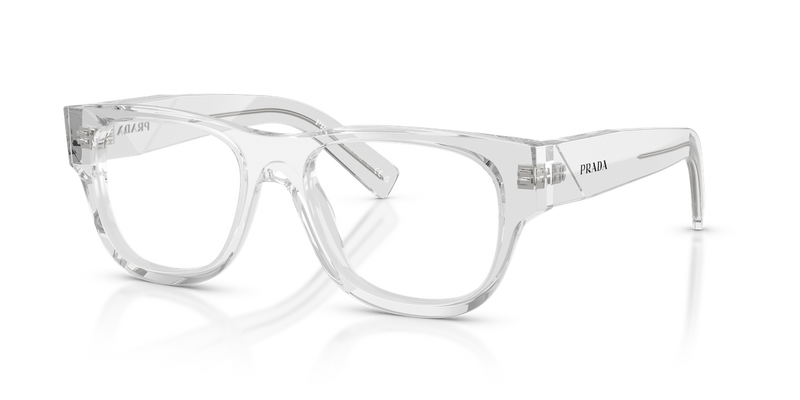 Prada PR D08VU in Transparent Crystal / Demo Lens (12R1O1) - Front View