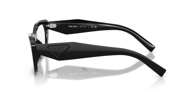 Prada PR D09V in Black / Demo Lens (16K1O1) - Back View