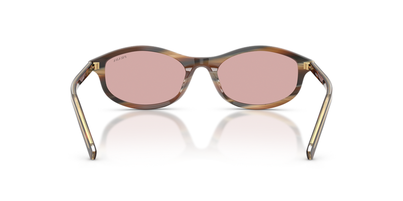 Prada PRD17S in Cherry Tortoise/Tabacco Horn - Temple Detail