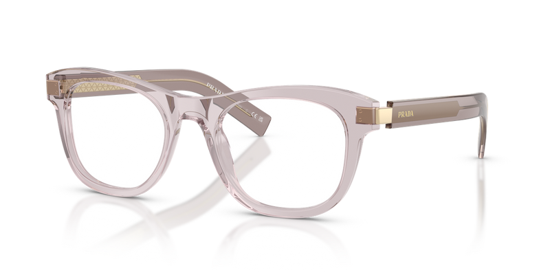 Prada PRD17VF in Transparent Mauve - Front View