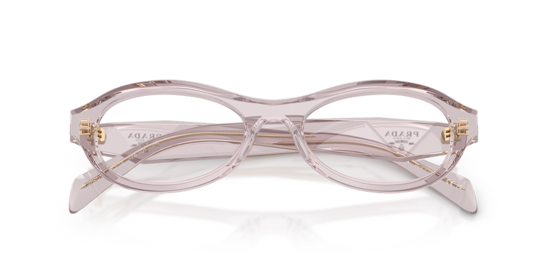 Prada PRD18VF in Transparent Mauve - Side View