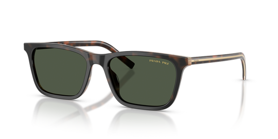 Prada PRD19S - Cherry Tortoise/Tabacco Horn / Dark Green Polarized (20P90V)