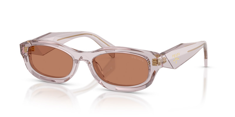 Prada PRD24S in Transparent Mauve - Front View