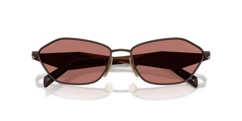 Prada PR D50S in Satin Cigar / Bordeaux (22J80W) - Alternate View