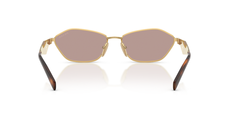 Prada PR D50S in Gold / Light Purple Brown (5AK20I) - Alternate View