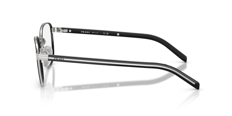 Prada PR D50V in Silver/Black / Demo Lens (1BC1O1) - Back View