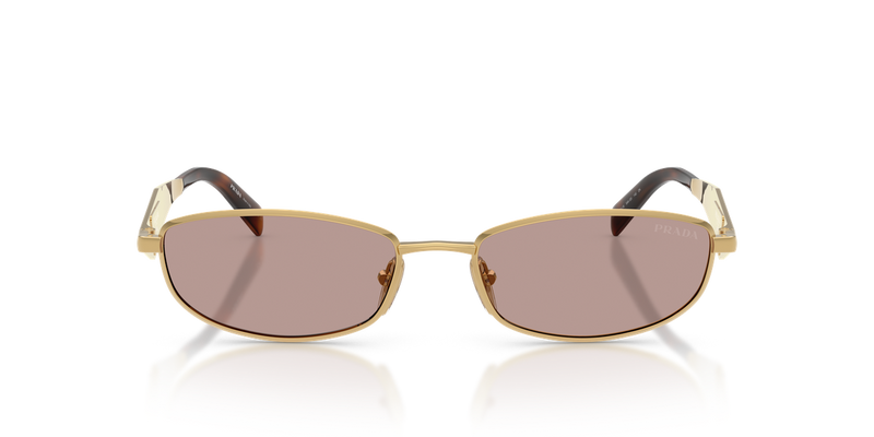 Prada PR D51S in Gold / Light Purple Brown (5AK20I) - Alternate View