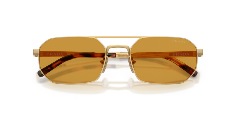 Prada PR D53S in Satin Gold / Dark Honey (24J50P) - Alternate View