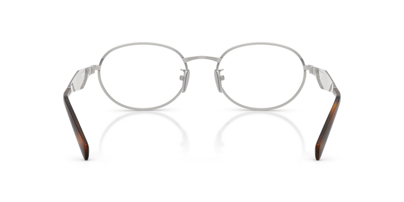 Prada PR D53VD in Silver / Demo Lens (1BC1O1) - Temple Detail