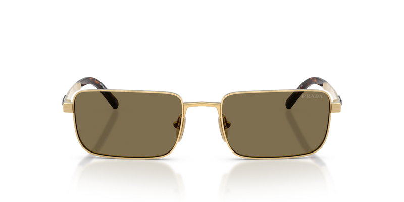 Prada PR D54S in Satin Gold / Light Brown (24J90F) - Alternate View