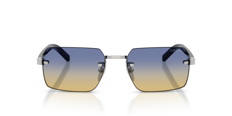 Prada PR D55S in Silver / Yellow/Dark Blue (1BC50E) - Alternate View