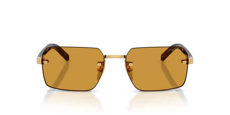Prada PR D55S in Gold / Dark Honey (5AK50P) - Alternate View