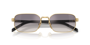 Gold / Clear Gradient Blue Mirror Silver (5AK60W)