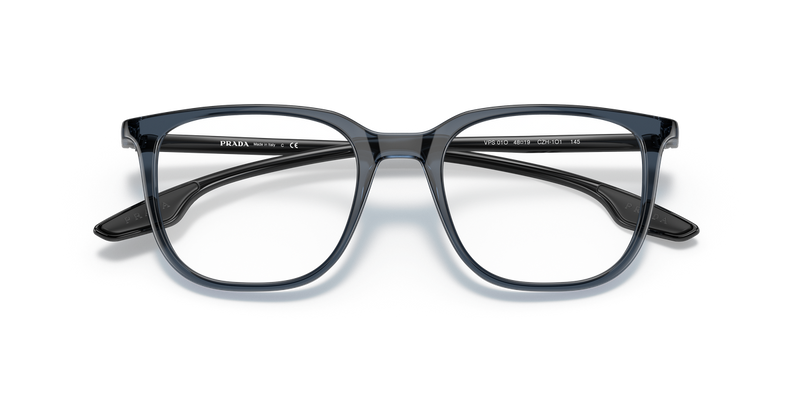 Prada Linea Rossa PS 01OV in Trasparent Blue / Demo Lens (CZH1O1) - Alternate View