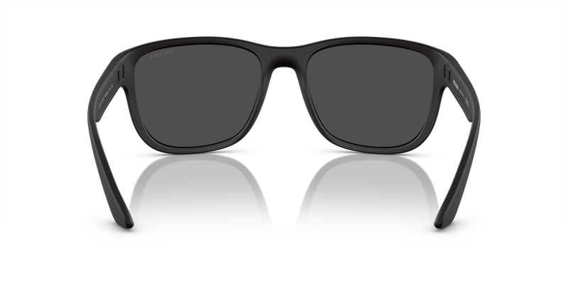 Prada Linea Rossa ACTIVE in Black Rubber / Grey (DG05S0) - Temple Detail