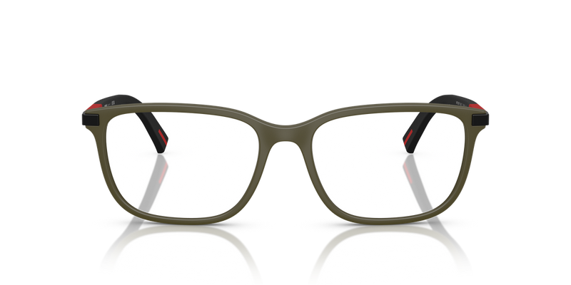 Prada Linea Rossa PS 02RV in Matte Military Green / Demo Lens (15X1O1) - Alternate View