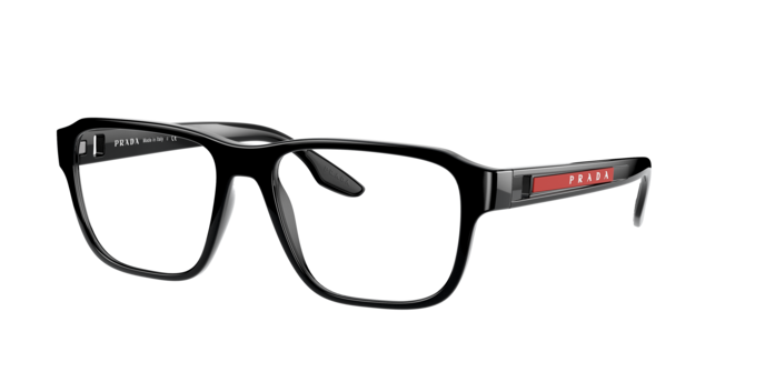 Prada Linea Rossa PS 04NV in Black / Demo Lens (1AB1O1) - Front View