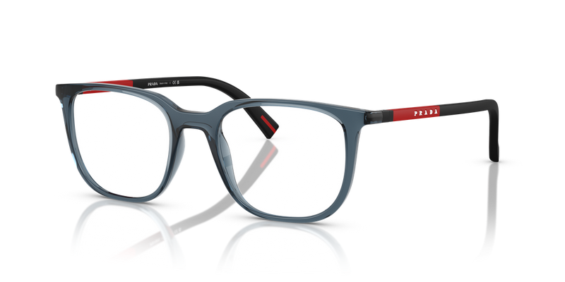 Prada Linea Rossa PS 04RV in Transparent Blue / Demo Lens (CZH1O1) - Alternate View