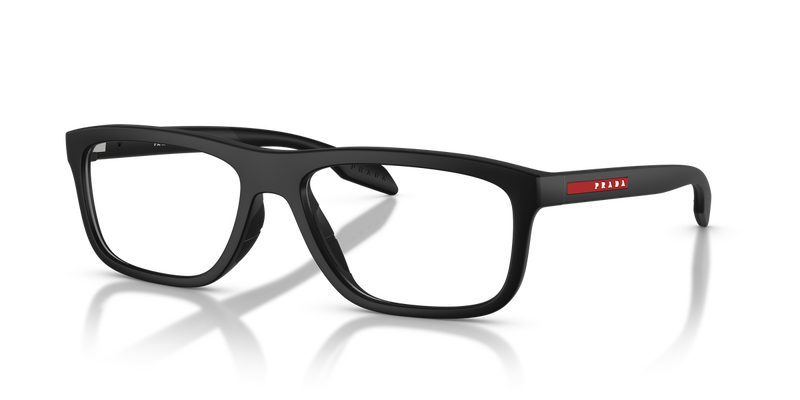 Prada Linea Rossa PS05TVF in Matte Black - Front View