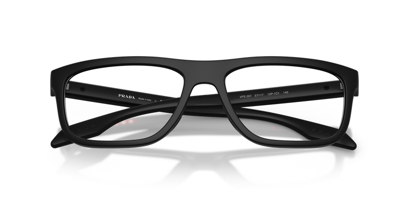 Prada Linea Rossa PS05TV in Matte Black - Side View