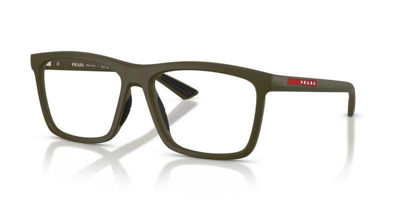 Prada Linea Rossa PS 01TV in Matte Green (15X1O1) - Front View