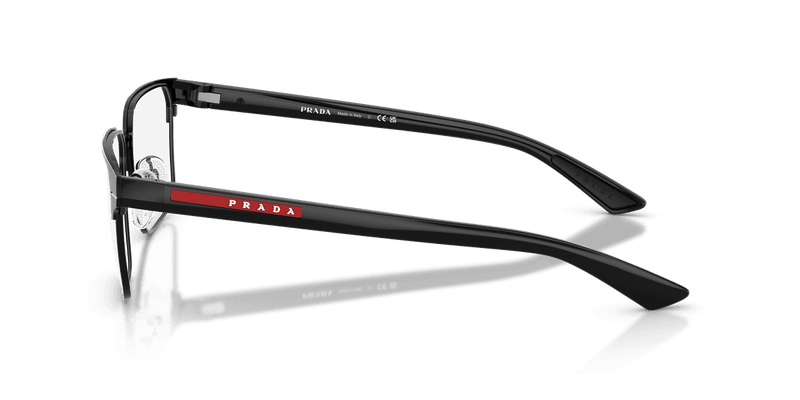 Prada Linea Rossa PS 50TV in Black (1AB1O1) - Temple Detail