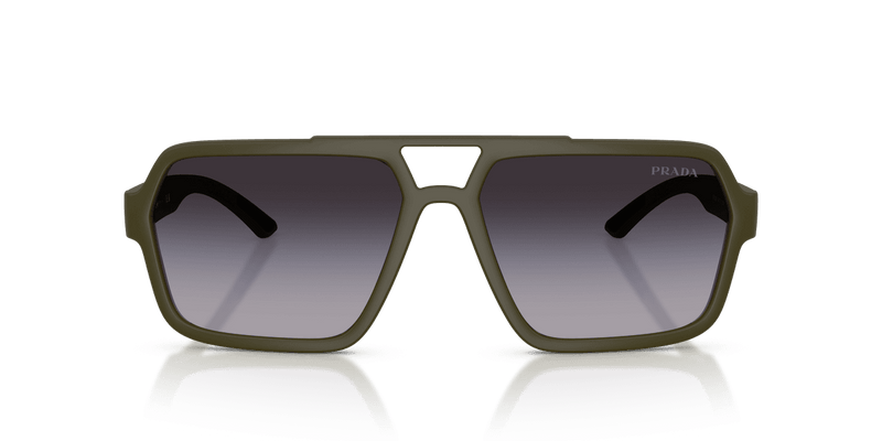 Prada Linea Rossa PS A06S in Matte Green / Gradient Grey (15X09U) - Alternate View