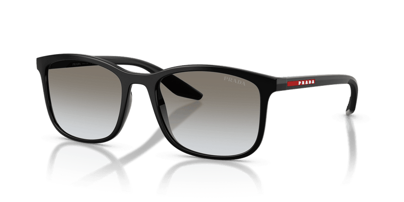 Prada Linea Rossa PS A08S in Black / Grey Gradient (1AB0A7) - Alternate View