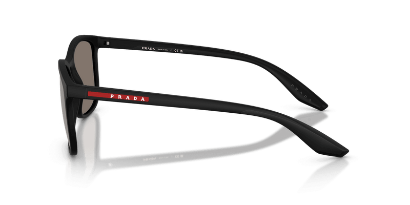 Prada Linea Rossa PS A08S in Matte Black / Light Grey Mirror Silver (1BO2B0) - Alternate View