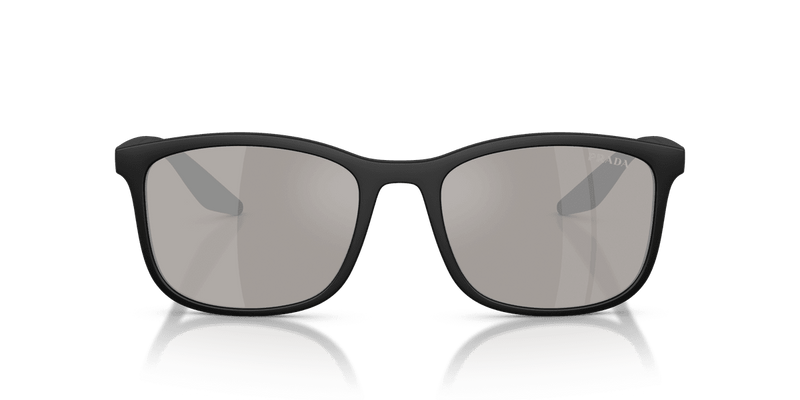 Prada Linea Rossa PS A08S in Matte Black / Light Grey Mirror Silver (1BO2B0) - Alternate View