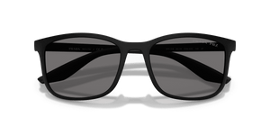 Rubbered Black / Dark Grey Polarized (DG002G)