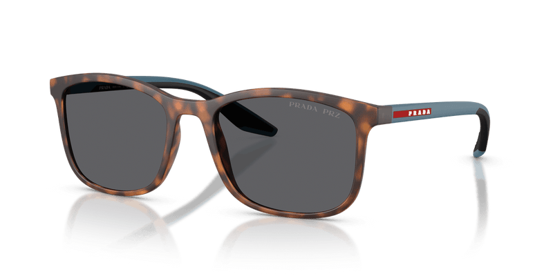 Prada Linea Rossa PS A08S in Havana Rubber / Grey Polar (U61144) - Alternate View