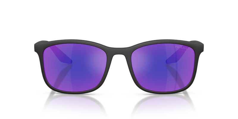 Prada Linea Rossa PS A08S in Matte Grey / Dark Blue Mirror Violet (UFK05U) - Alternate View