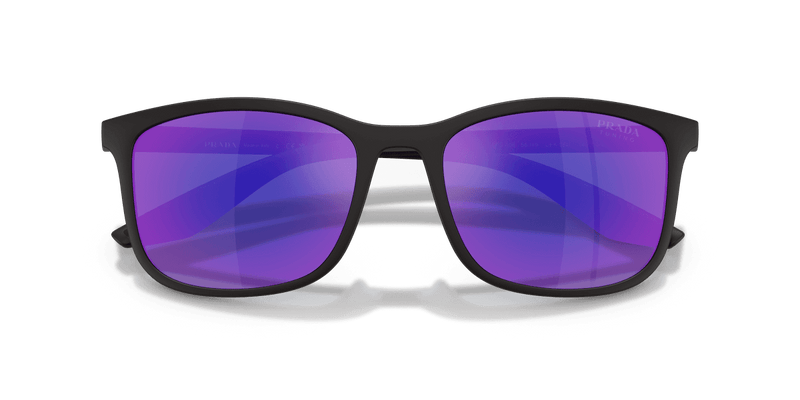 Prada Linea Rossa PS A08S in Matte Grey / Dark Blue Mirror Violet (UFK05U) - Alternate View