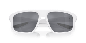 Matte White / Light Blue Mirror Silver (AAI40A)