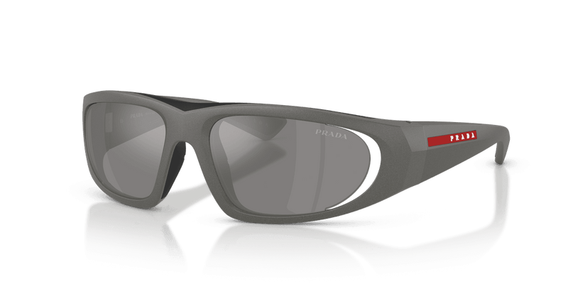 Prada Linea Rossa PS B03S in Metal Grey / Grey Mirror Silver (16X7W1) - Alternate View