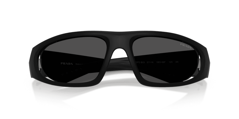 Prada Linea Rossa PS B03S in Matte Black / Dark Grey (1BO06F) - Alternate View