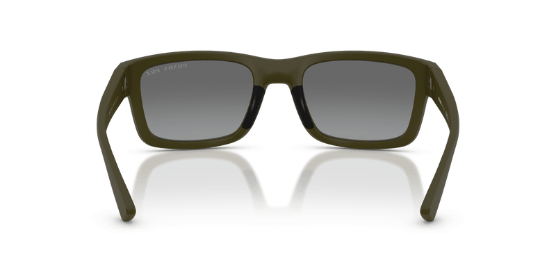 Prada Linea Rossa PS B10S in Matte Green / Grey Gradient Mirror (15X2F2) - Alternate View