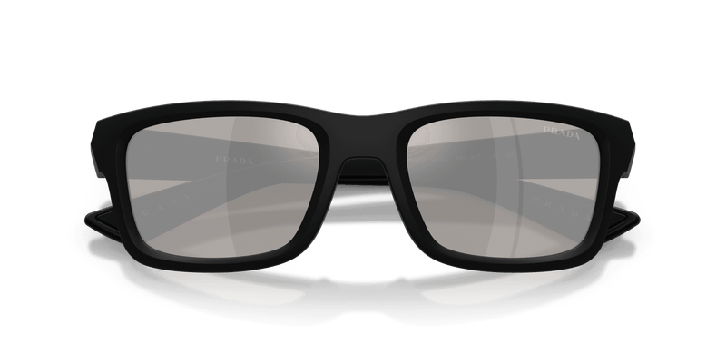 Prada Linea Rossa PS B10S in Matte Black / Light Grey Mirror Silver (1BO80Z) - Alternate View