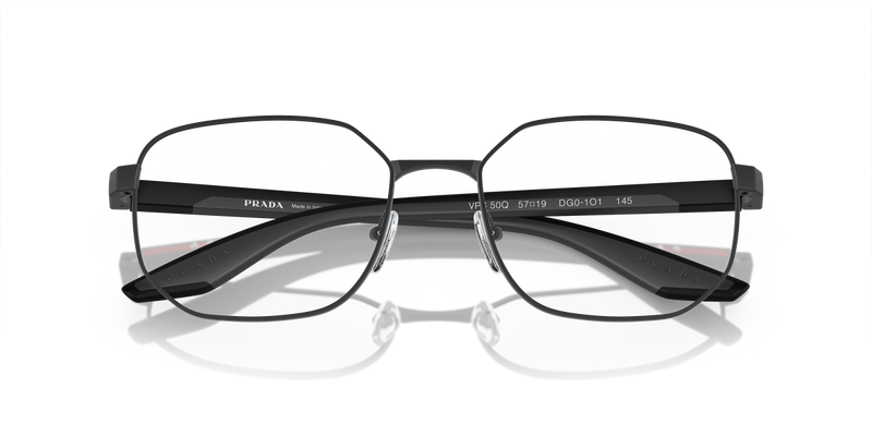 Prada Linea Rossa PS 50QV in Black Rubber / Demo Lens (DG01O1) - Alternate View