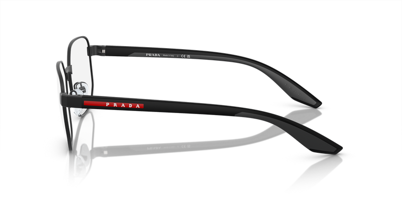 Prada Linea Rossa PS 50QV in Black Rubber / Demo Lens (DG01O1) - Alternate View